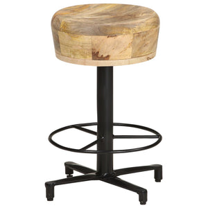 Sgabelli da Bar 2 pz 52 cm in Legno Massello di Mango