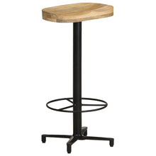 Laden Sie das Bild in den Galerie-Viewer, Sgabelli da Bar 2 pz 76 cm in Legno Massello di Mango