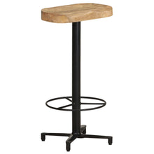 Laden Sie das Bild in den Galerie-Viewer, Sgabelli da Bar 2 pz 76 cm in Legno Massello di Mango