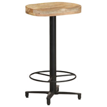 Laden Sie das Bild in den Galerie-Viewer, Sgabelli da Bar 2 pz 66 cm in Legno Massello di Mango