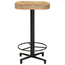 Laden Sie das Bild in den Galerie-Viewer, Sgabelli da Bar 2 pz 66 cm in Legno Massello di Mango