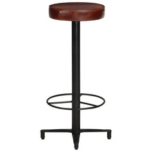Laden Sie das Bild in den Galerie-Viewer, Sgabelli da Bar 2 pz 76 cm in Vera Pelle