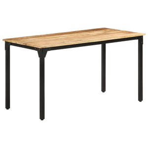 Tavolo da Pranzo 140x70x76 cm in Legno di Mango Grezzo