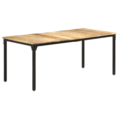Tavolo da Pranzo 180x90x76 cm in Legno di Mango Grezzo