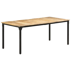 Tavolo da Pranzo 180x90x76 cm in Legno di Mango Grezzo