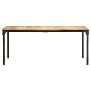 Tavolo da Pranzo 180x90x76 cm in Legno di Mango Grezzo