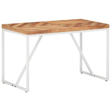 Laden Sie das Bild in den Galerie-Viewer, Tavolo da Pranzo 120x60x76 cm Legno Massello di Acacia e Mango