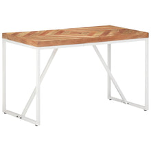 Laden Sie das Bild in den Galerie-Viewer, Tavolo da Pranzo 120x60x76 cm Legno Massello di Acacia e Mango