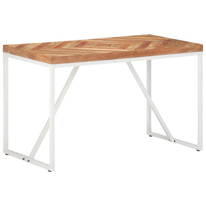 Tavolo da Pranzo 120x60x76 cm Legno Massello di Acacia e Mango
