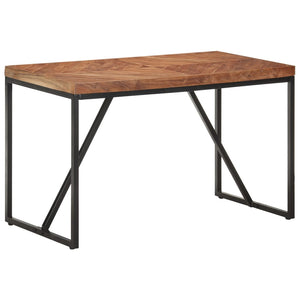 Tavolo da Pranzo 120x60x76 cm Legno Massello di Acacia e Mango
