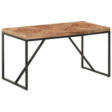 Charger l&#39;image dans la galerie, Tavolo da Pranzo 140x70x76 cm in Legno Massello Acacia e Mango