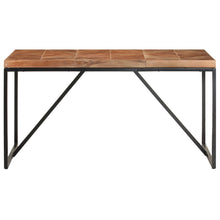 Charger l&#39;image dans la galerie, Tavolo da Pranzo 140x70x76 cm in Legno Massello Acacia e Mango