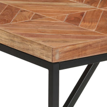 Charger l&#39;image dans la galerie, Tavolo da Pranzo 140x70x76 cm in Legno Massello Acacia e Mango