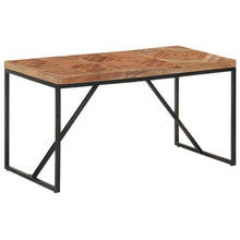 Charger l&#39;image dans la galerie, Tavolo da Pranzo 140x70x76 cm in Legno Massello Acacia e Mango