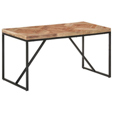 Charger l&#39;image dans la galerie, Tavolo da Pranzo 140x70x76 cm in Legno Massello Acacia e Mango