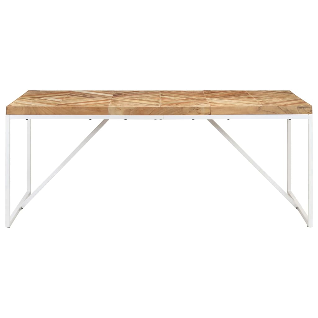 Tavolo da Pranzo 180x90x76 cm Legno Massello di Acacia e Mango