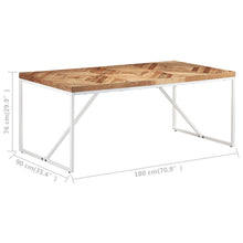 Load image into Gallery viewer, Tavolo da Pranzo 180x90x76 cm Legno Massello di Acacia e Mango