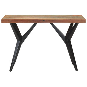 Tavolo da Pranzo 120x60x76 cm in Legno Massello di Recupero