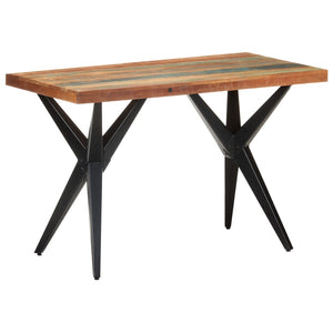 Tavolo da Pranzo 120x60x76 cm in Legno Massello di Recupero