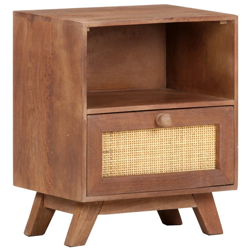Mobiletto 40x30x50 cm in Legno Massello di Mango