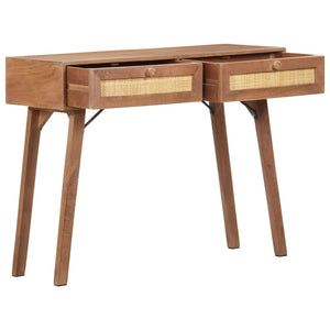 Tavolo Consolle 100x35x76 cm in Legno Massello di Mango