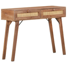 Carica l&#39;immagine nel visualizzatore di Gallery, Tavolo Consolle 100x35x76 cm in Legno Massello di Mango