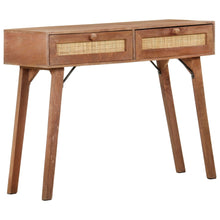 Carica l&#39;immagine nel visualizzatore di Gallery, Tavolo Consolle 100x35x76 cm in Legno Massello di Mango