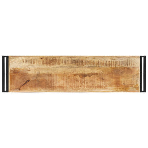 Mobiletto Consolle 120x30x75 cm in Legno di Mango Grezzo