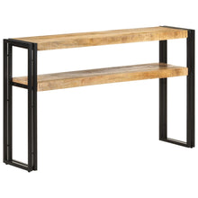 Carica l&#39;immagine nel visualizzatore di Gallery, Mobiletto Consolle 120x30x75 cm in Legno di Mango Grezzo