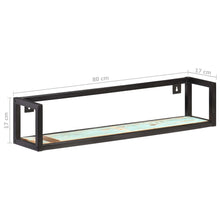 Load image into Gallery viewer, Mensole a Muro 2 pz 80 cm in Legno Massello di Recupero