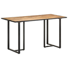 Load image into Gallery viewer, Tavolo da Pranzo 140 cm in Legno di Mango Grezzo