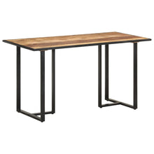 Load image into Gallery viewer, Tavolo da Pranzo 140 cm in Legno di Mango Grezzo