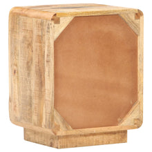 Load image into Gallery viewer, Mobiletto con anta 40x30x50 cm in Legno Massello di Mango Grezzo