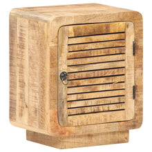 Load image into Gallery viewer, Mobiletto con anta 40x30x50 cm in Legno Massello di Mango Grezzo