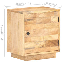 Laden Sie das Bild in den Galerie-Viewer, Mobiletto Rustico 40x30x45 cm in Legno Massello di Mango