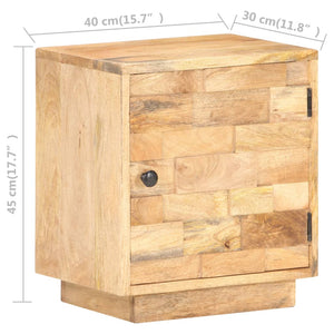 Mobiletto Rustico 40x30x45 cm in Legno Massello di Mango