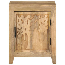 Load image into Gallery viewer, Mobiletto con anta 40x30x50 cm in Legno Massello di Mango