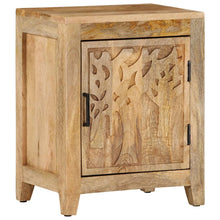 Load image into Gallery viewer, Mobiletto con anta 40x30x50 cm in Legno Massello di Mango