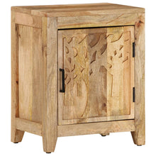 Load image into Gallery viewer, Mobiletto con anta 40x30x50 cm in Legno Massello di Mango