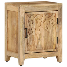 Load image into Gallery viewer, Mobiletto con anta 40x30x50 cm in Legno Massello di Mango