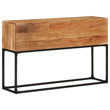 Carica l&#39;immagine nel visualizzatore di Gallery, Mobiletto Consolle 120x30x75 cm in Legno Massello di Acacia