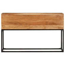 Carica l&#39;immagine nel visualizzatore di Gallery, Mobiletto Consolle 120x30x75 cm in Legno Massello di Acacia