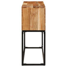 Carica l&#39;immagine nel visualizzatore di Gallery, Mobiletto Consolle 120x30x75 cm in Legno Massello di Acacia