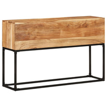 Carica l&#39;immagine nel visualizzatore di Gallery, Mobiletto Consolle 120x30x75 cm in Legno Massello di Acacia