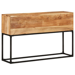 Mobiletto Consolle 120x30x75 cm in Legno Massello di Acacia