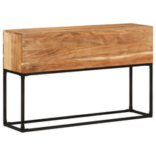 Carica l&#39;immagine nel visualizzatore di Gallery, Mobiletto Consolle 120x30x75 cm in Legno Massello di Acacia