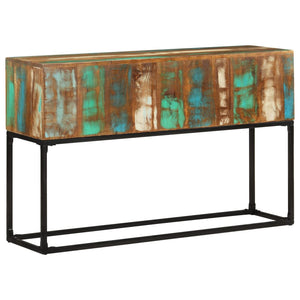 Mobiletto Consolle 120x30x75 cm in Legno Massello di Recupero