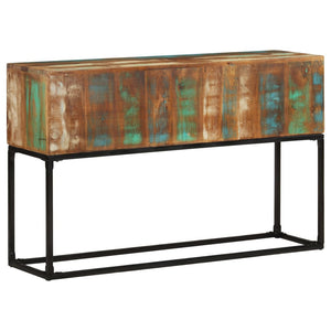 Mobiletto Consolle 120x30x75 cm in Legno Massello di Recupero