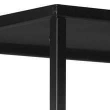 Indlæs billede til gallerivisning Libreria con 1 Cassetto 60x35x180 cm in Legno di Mango Grezzo e Ferro