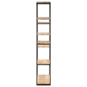 Libreria 80x30x180 cm in Legno di Mango Grezzo